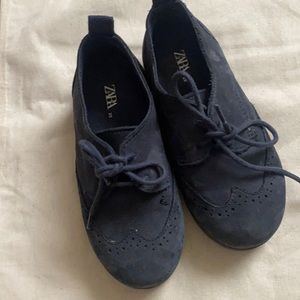 Zara blue oxfords classy unisex size 25